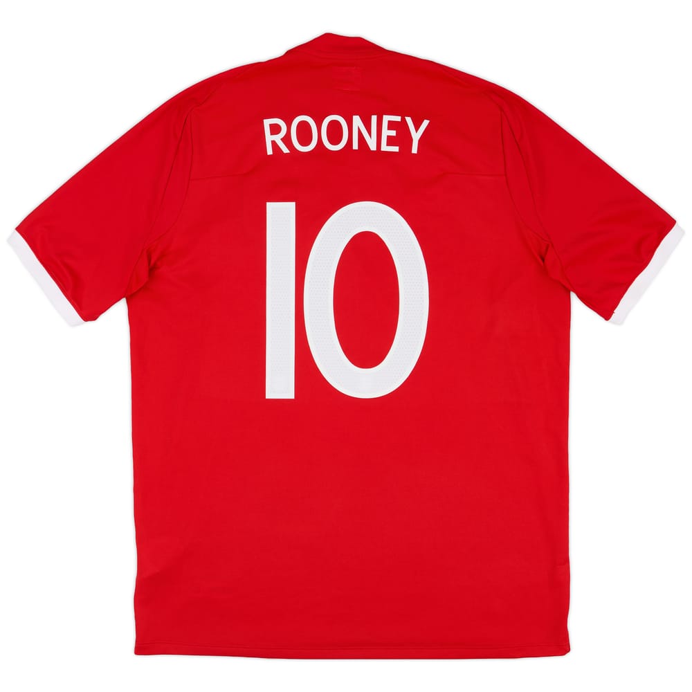 2010-11 England Away Shirt Rooney #10 - 8/10 - (L)