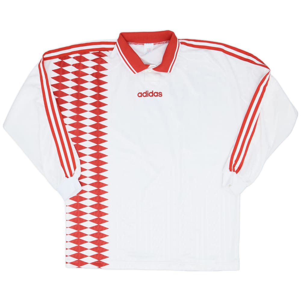 1994-95 adidas Template L/S Shirt - 9/10 - (XL)