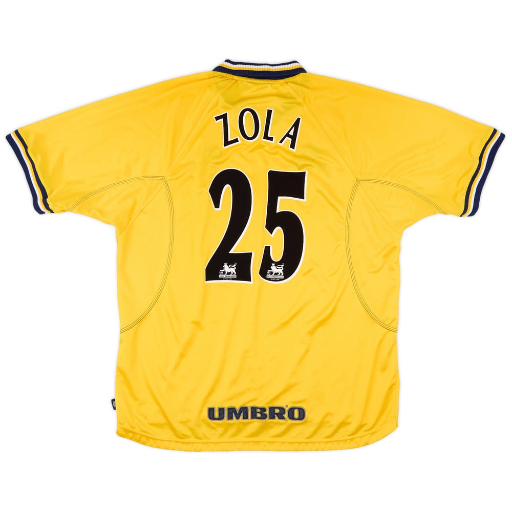 1998-00 Chelsea Third Shirt Zola #25 - 7/10 - (XXL)