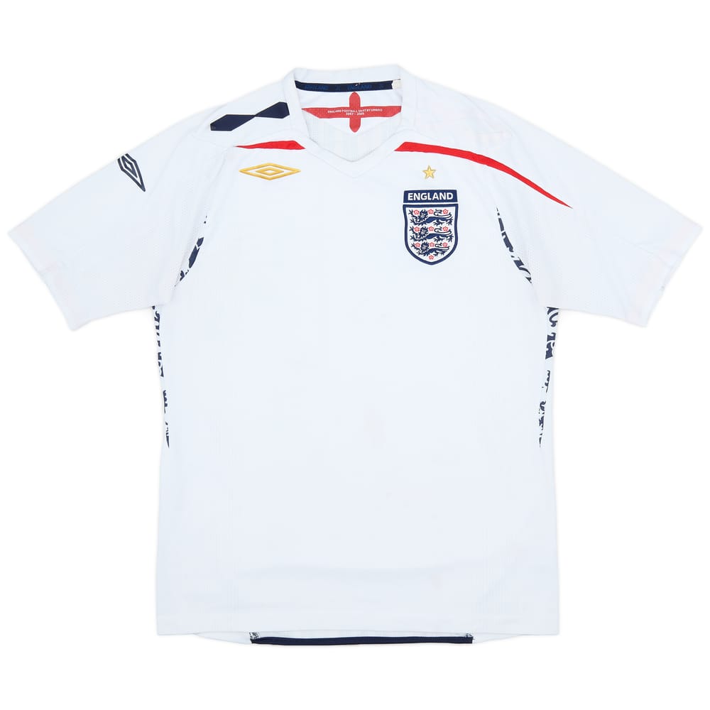 2007-09 England Home Shirt - 6/10 - (M)