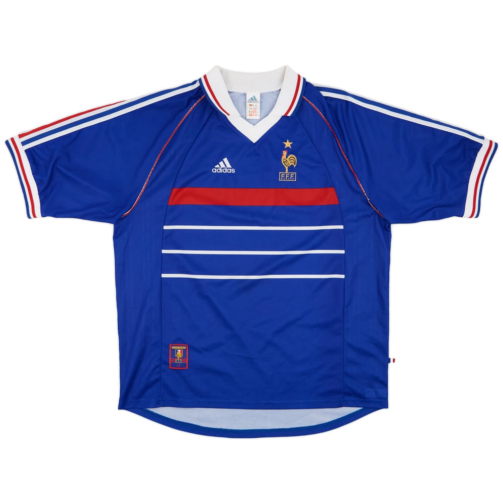 1998-00 France Home Shirt - 8/10 - (XL)
