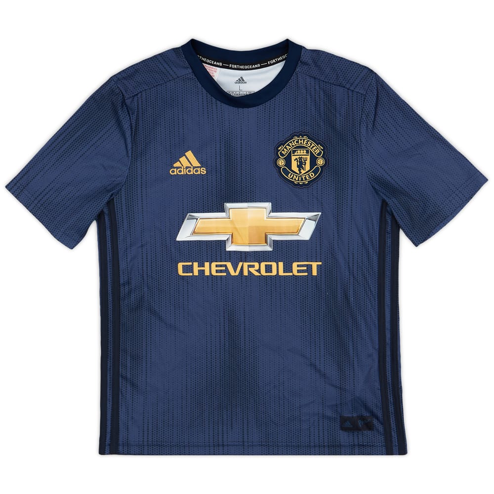 2018-19 Manchester United Third Shirt - 8/10 - (L.Boys)