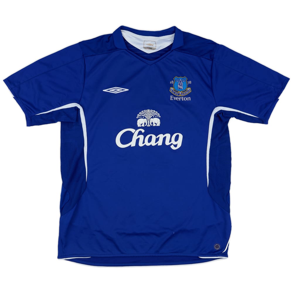 2005-06 Everton Home Shirt - 7/10 - (L)
