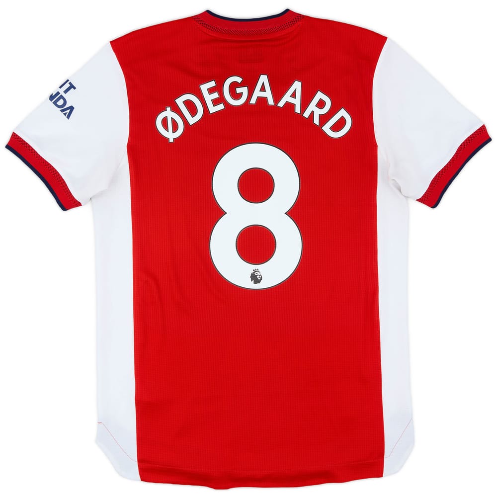 2021-22 Arsenal Authentic Home Shirt Odegaard #8 - 6/10 - (M)
