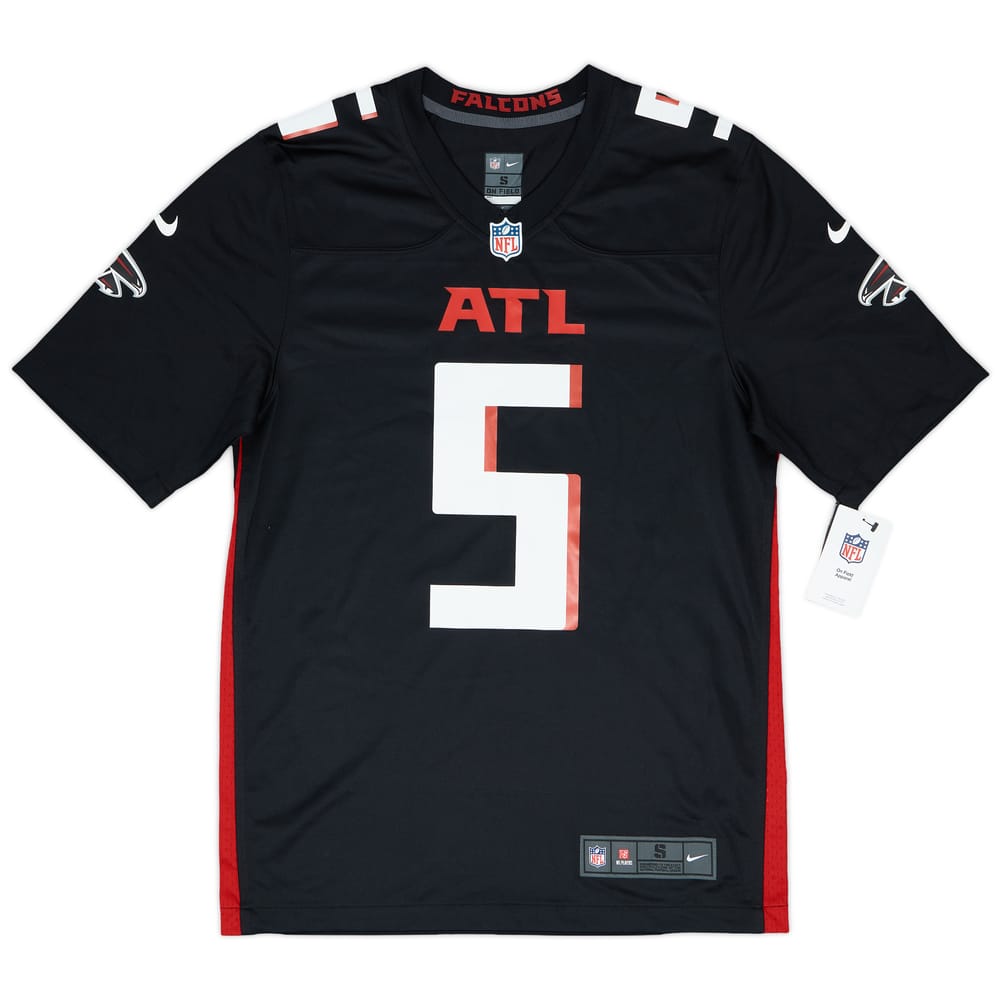 2022-24 Atlanta Falcons London #5 Nike Game Home Jersey (S)