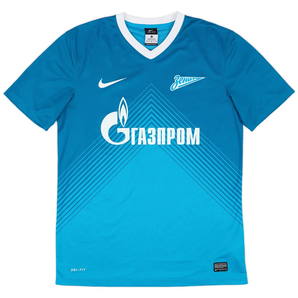 2013-14 Zenit St. Petersburg Basic Home Shirt - 7/10 - (M)
