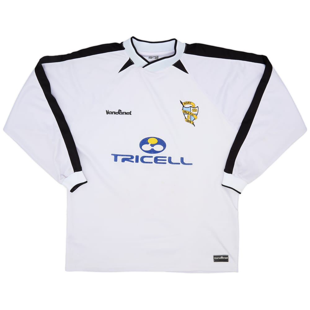 2004-05 Port Vale Home L/S Shirt - 5/10 - (L)