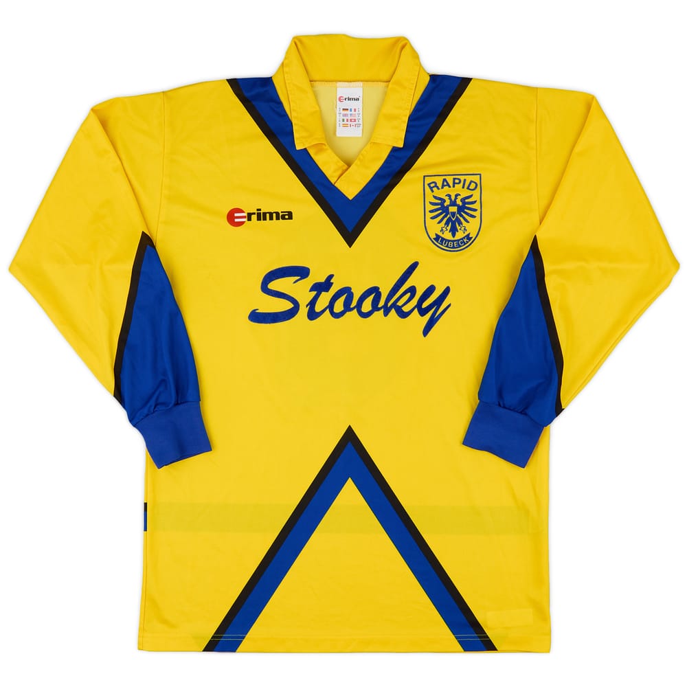 2000s Rapid Lubeck Home L/S Shirt #6 - 9/10 - (S)