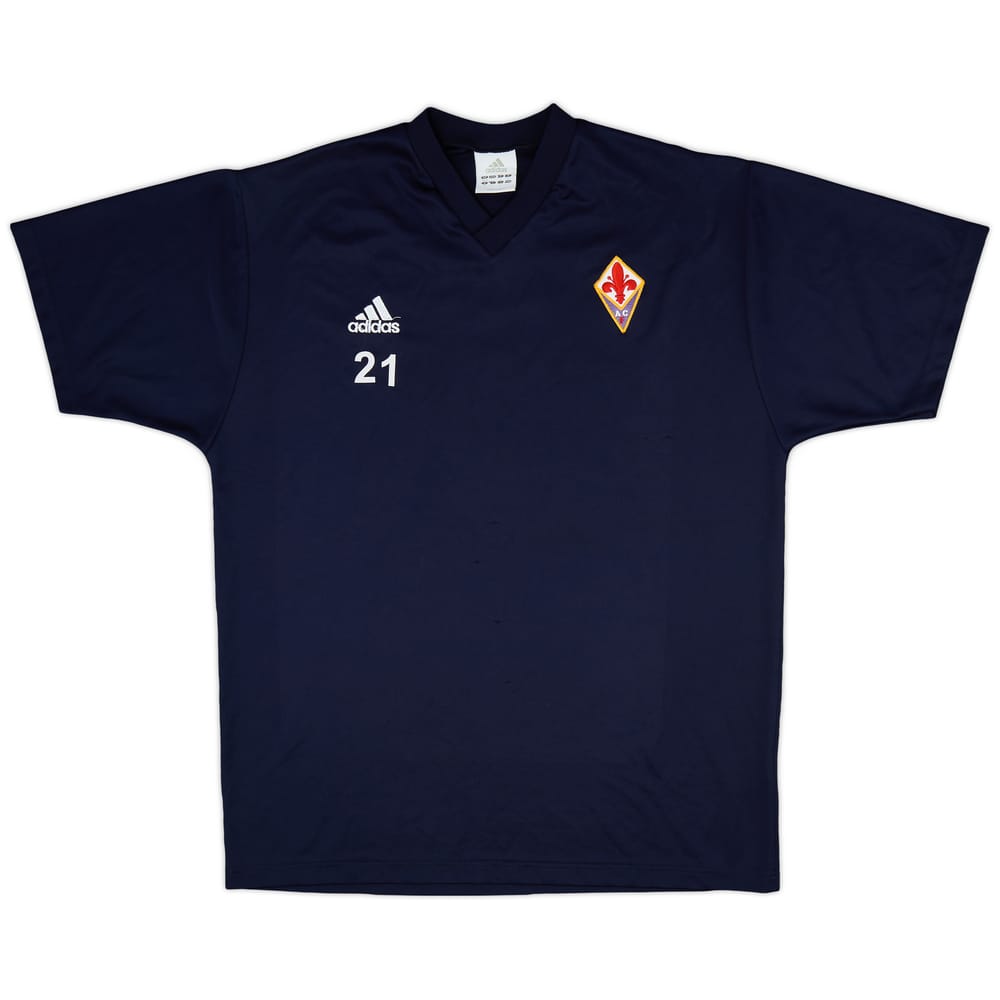 2003-04 Fiorentina adidas Player Issue Training Shirt #21 - 9/10 - (M)