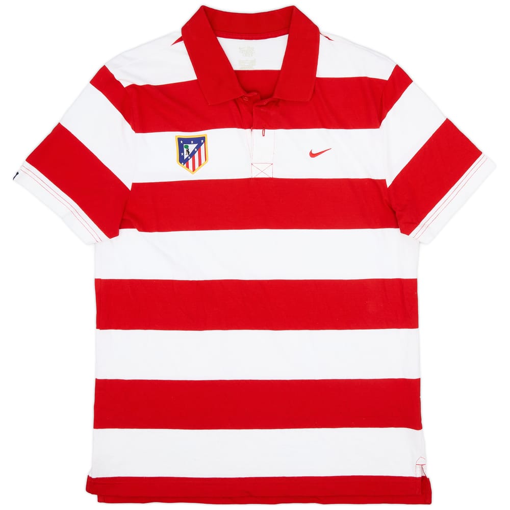 2010-11 Atletico Madrid Nike Polo Shirt - 9/10 - (L)