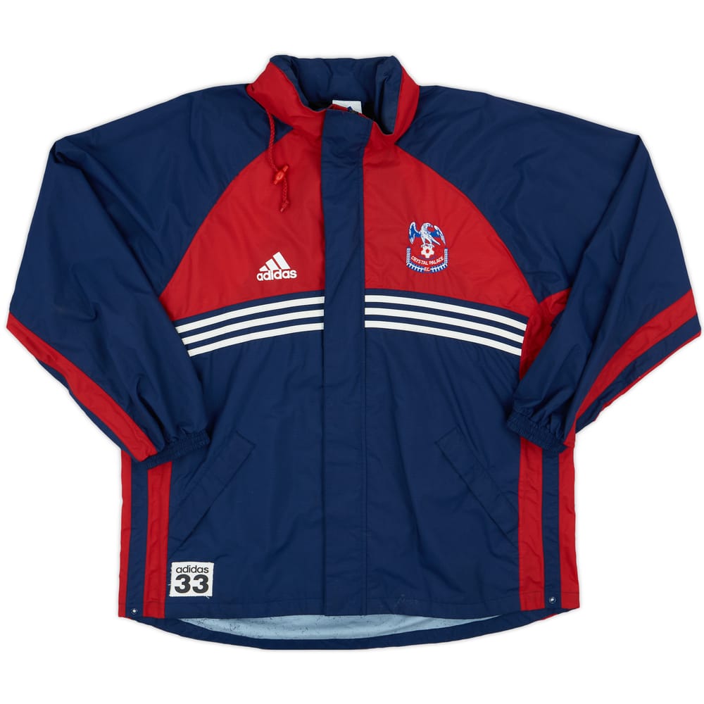 1998-99 Crystal Palace adidas Player Issue Rain Jacket #33 - 9/10 - (L/XL)