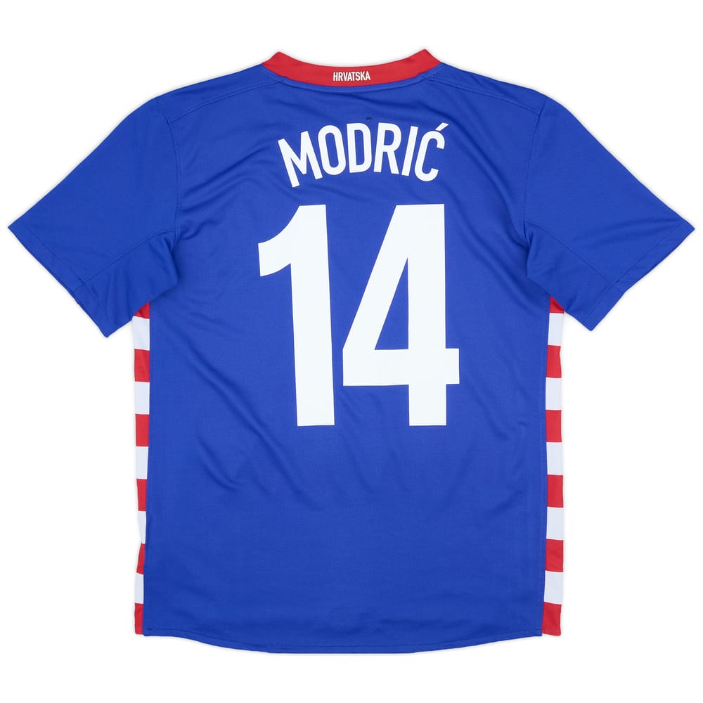 2007-09 Croatia Away Shirt Modric #14 - 8/10 - (S)