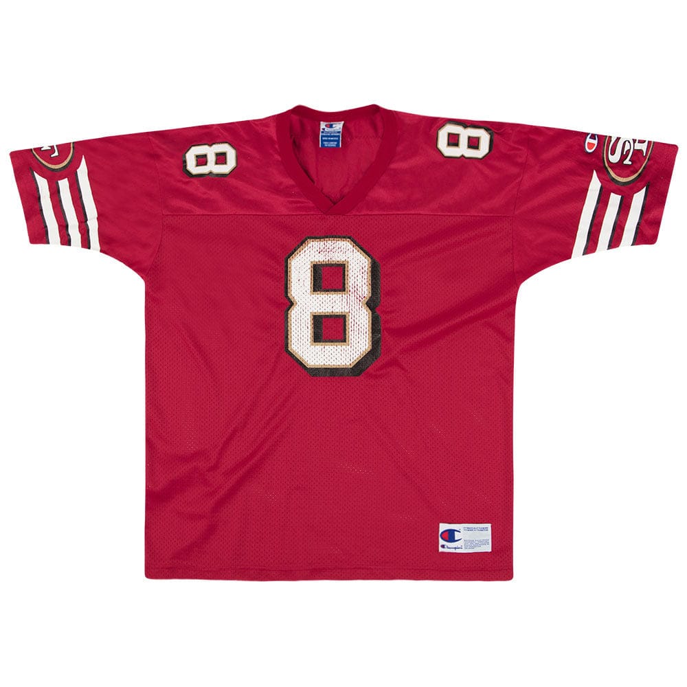 1996-98 San Francisco 49ers Young #8 Champion Jersey (Home) XL