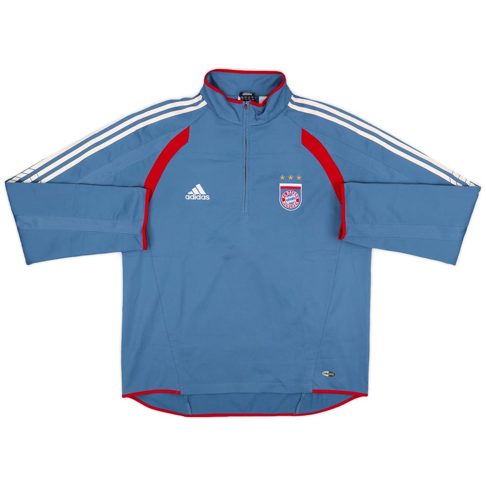 2005-06 Bayern Munich adidas 1/4 Zip Drill Top - 9/10 - (M/L)