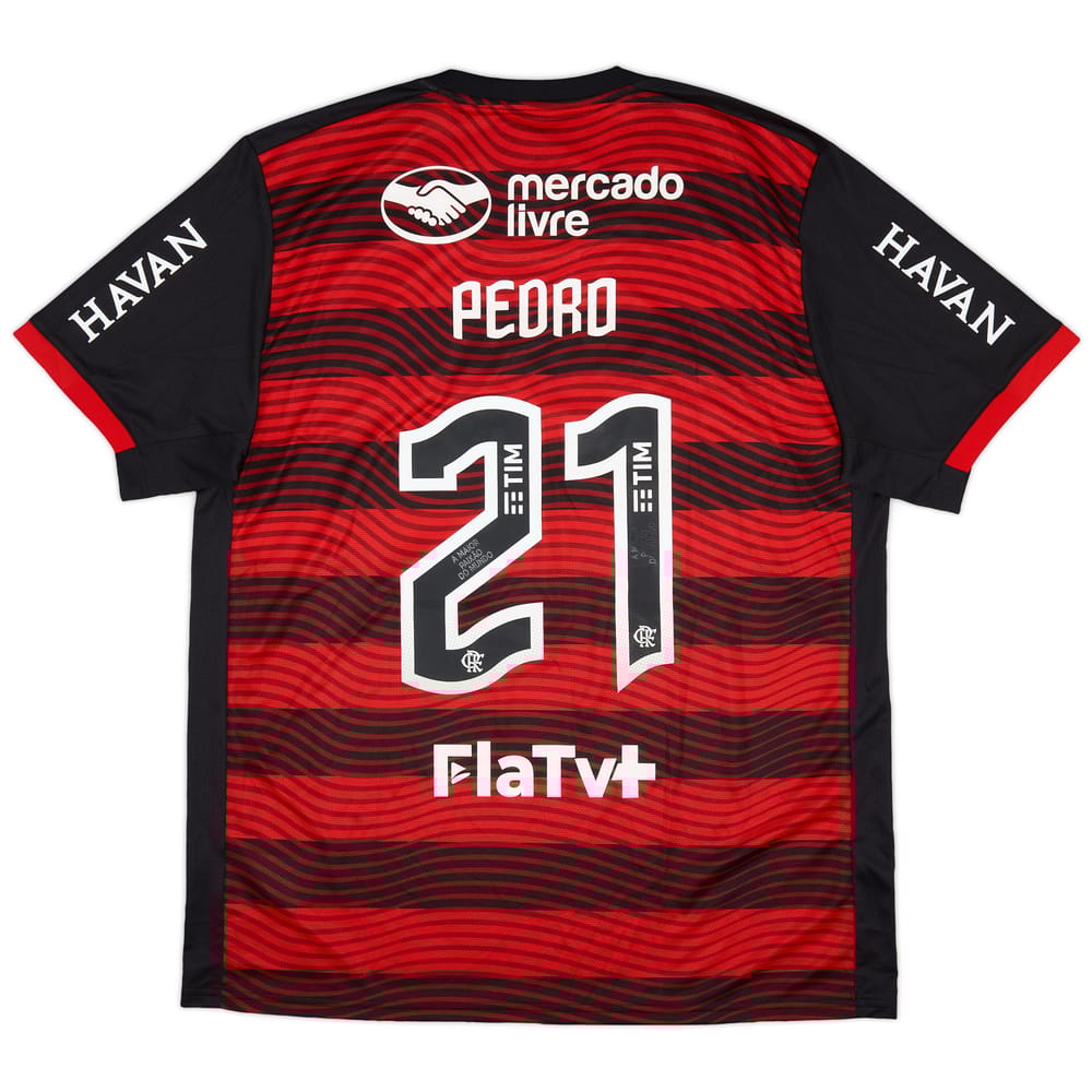 2022 Flamengo Home Shirt Pedro #21 (XL)