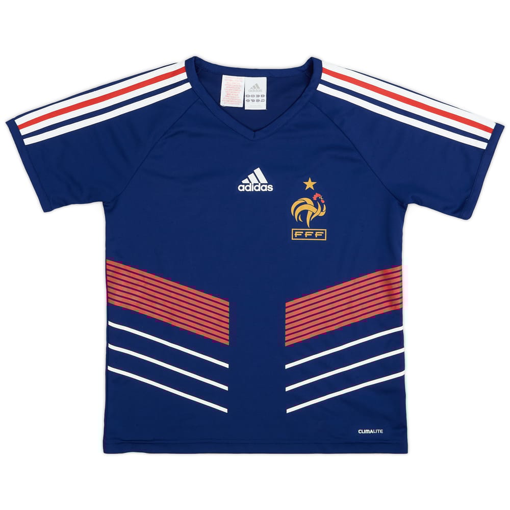2009-10 France Basic Home Shirt - 8/10 - (L.Boys)