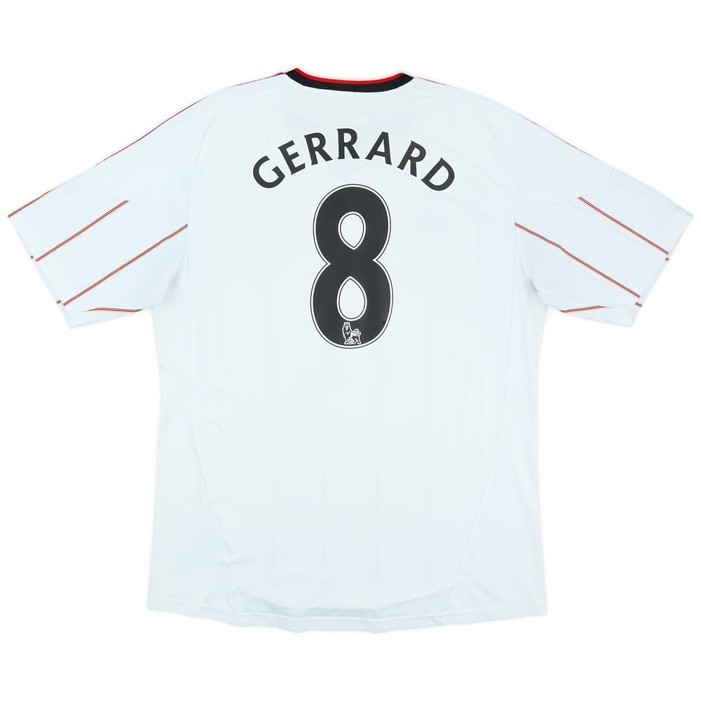2010-11 Liverpool Away Shirt Gerrard #8 - 5/10 - (L)