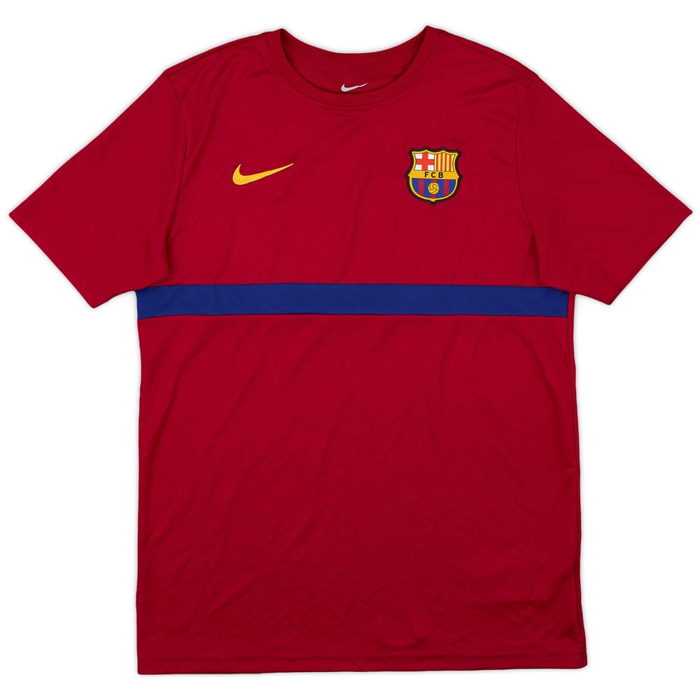 2021-22 Barcelona Nike Training Shirt - 9/10 - (XL.Boys)