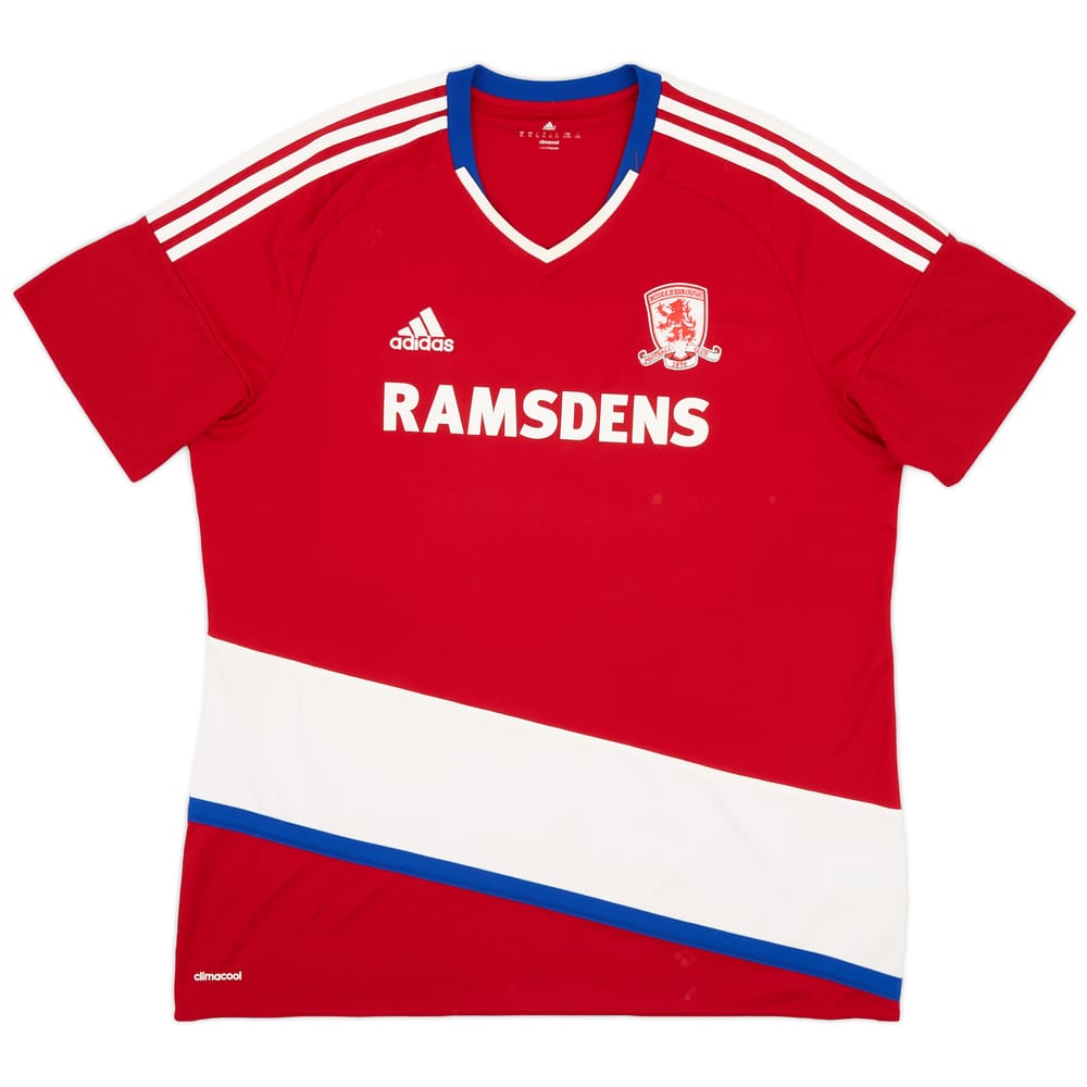 2016-17 Middlesbrough Home Shirt - 7/10 - (XL)