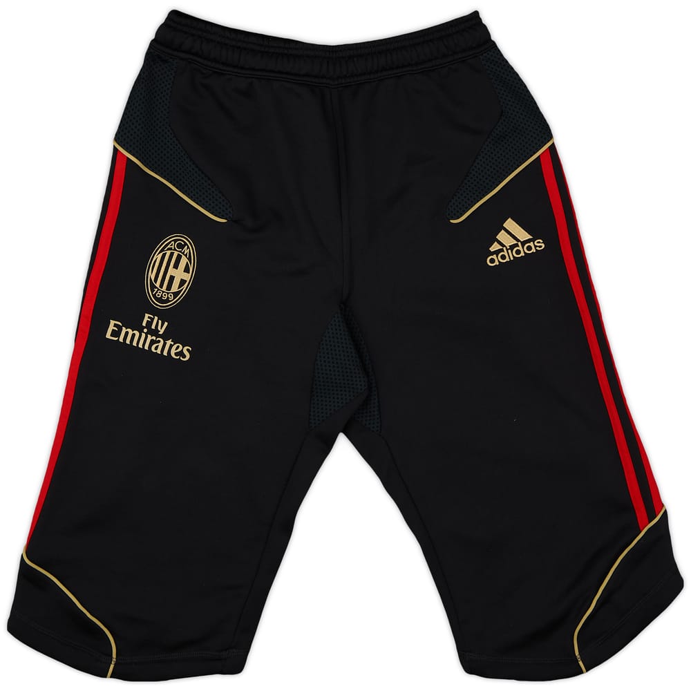 2011-12 AC Milan adidas 3/4 Training Pants - 8/10 - (S)