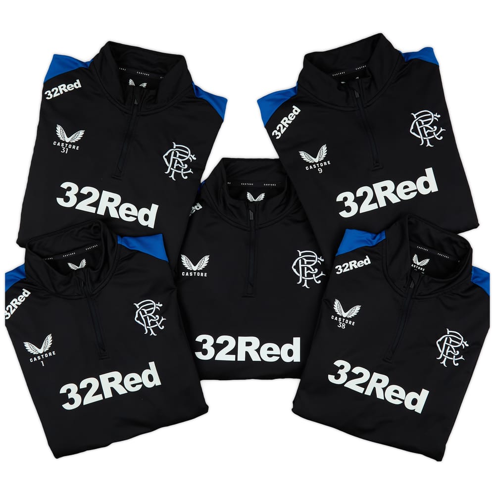 2023-24 Rangers Player Issue 1/4 Zip Training Top - 7/10