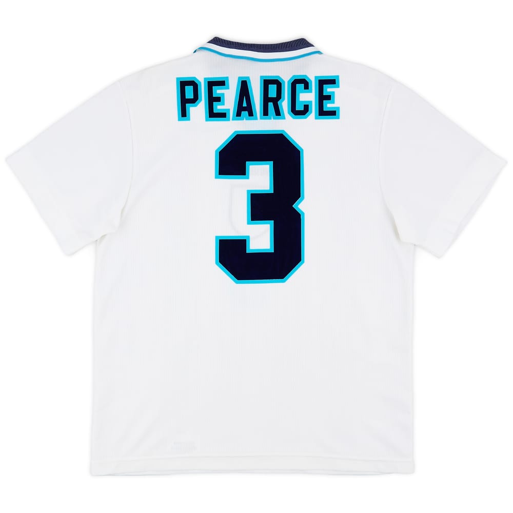 1995-97 England Home Shirt Pearce #3 - 7/10 - (L)