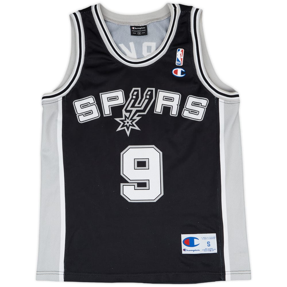 2002-10 San Antonio Spurs Parker #9 Champion Away Jersey - 7/10 - (S)