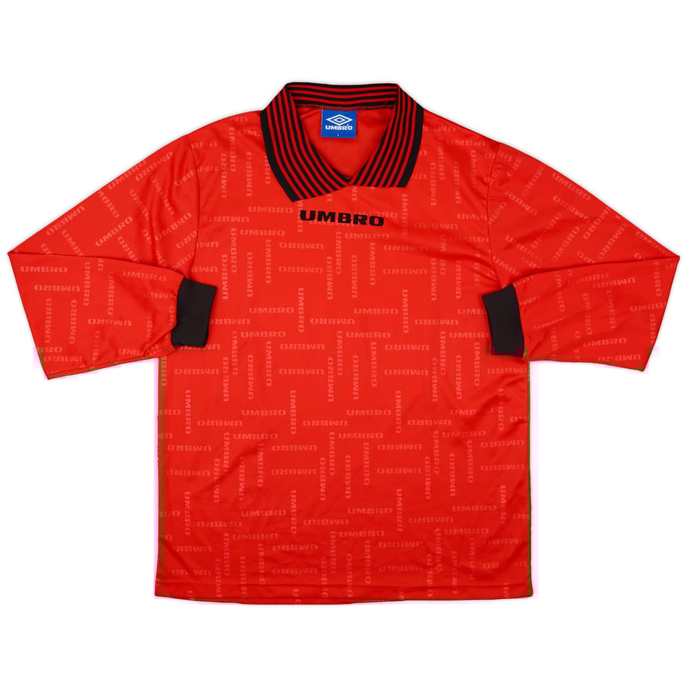 1990s Umbro Template L/S Shirt - 10/10 - (L)