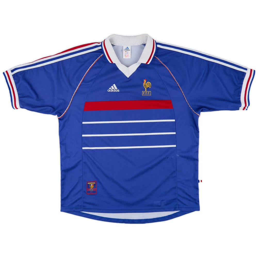 1998-00 France Home Shirt - 8/10 - (XL)