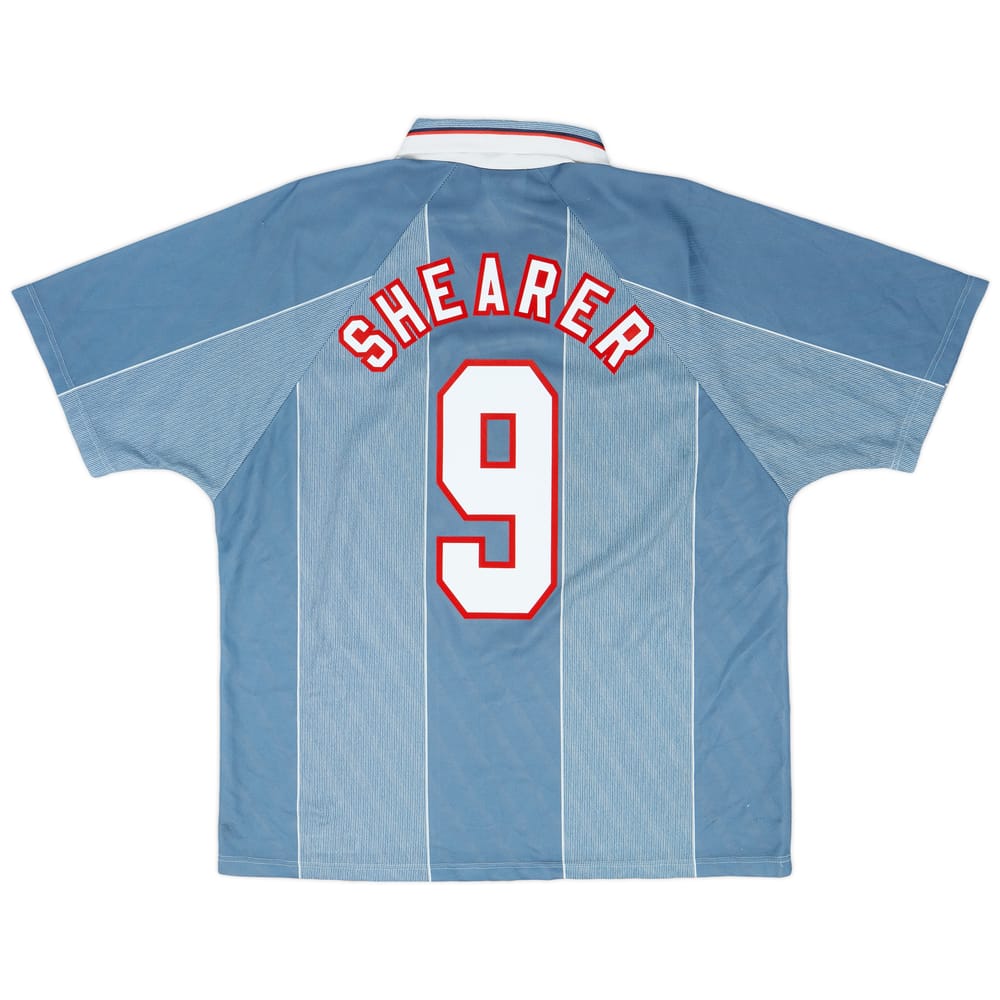1996-97 England Away Shirt Shearer #9 - 8/10 - (XL)