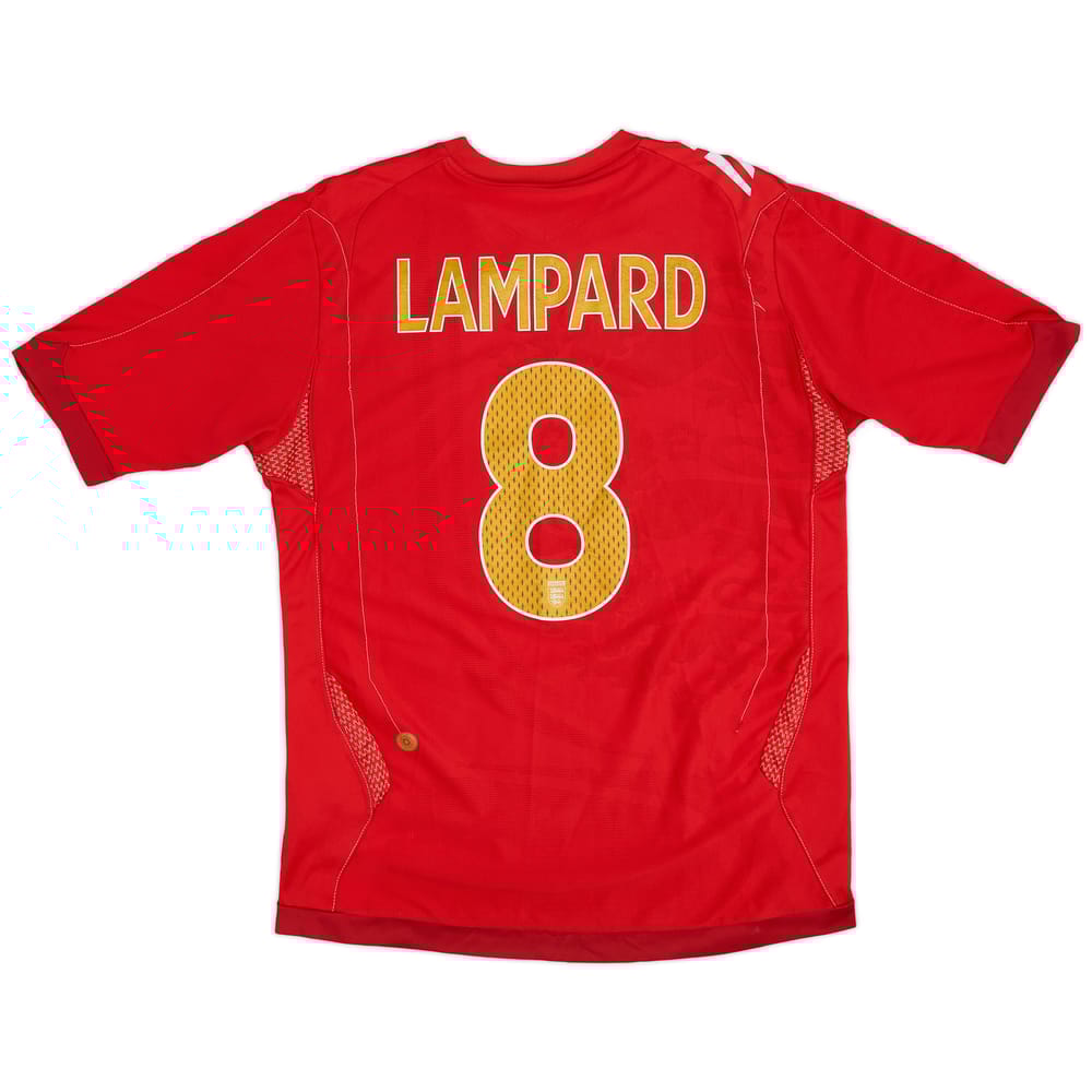 2006-08 England Away Shirt Lampard #8 - 9/10 - (M)