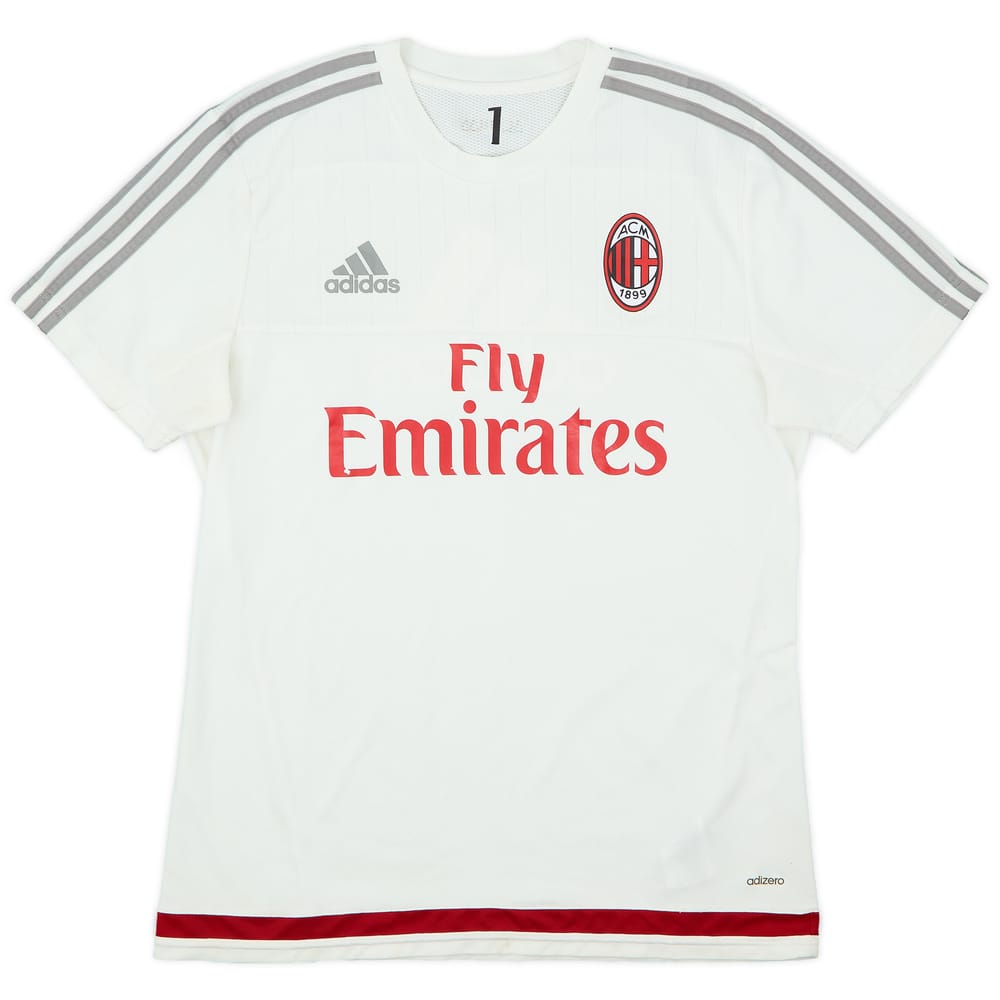 2015-16 AC Milan adizero Training Shirt - 6/10 - (M)