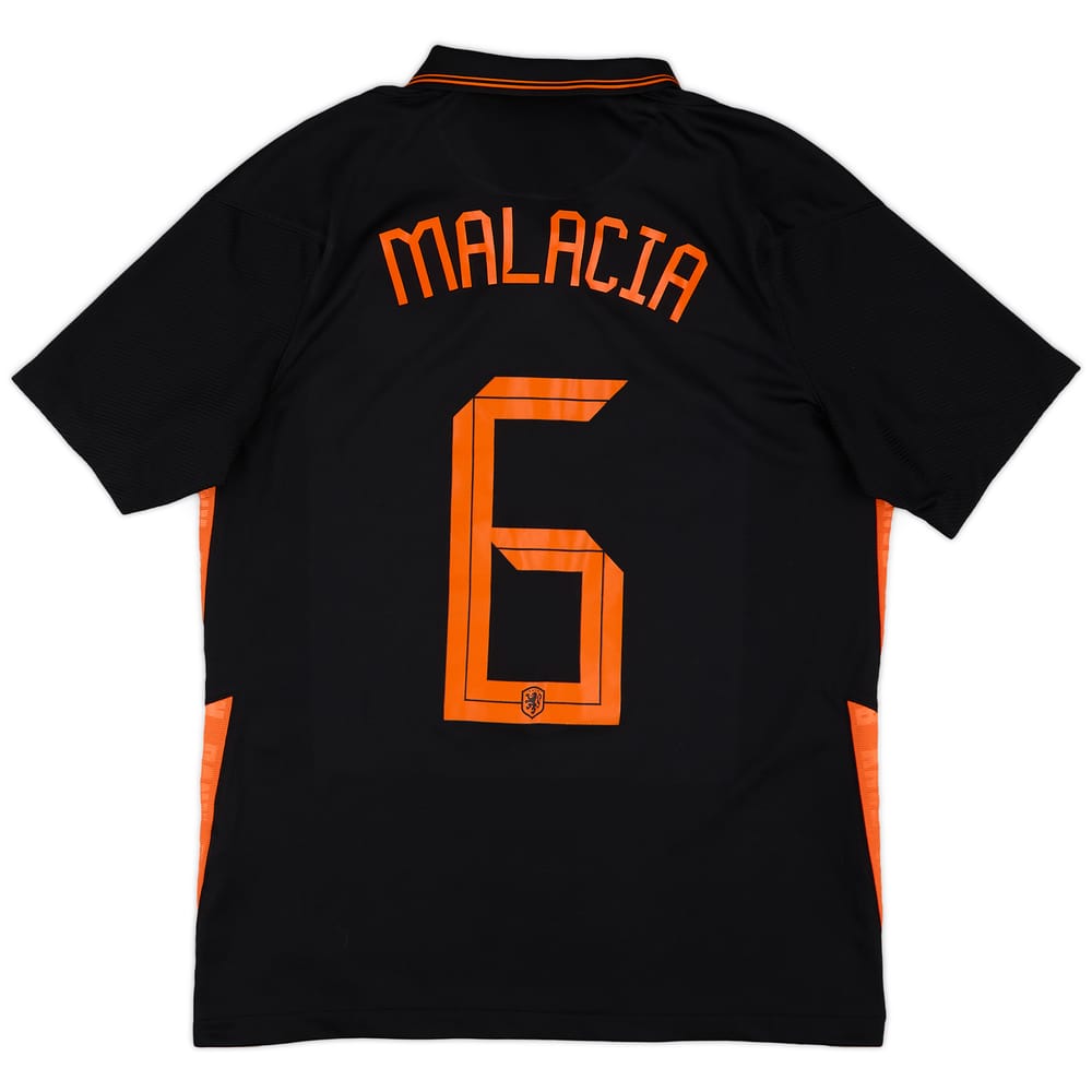 2020-22 Netherlands Away Shirt Malacia #6 - 10/10 - (M)