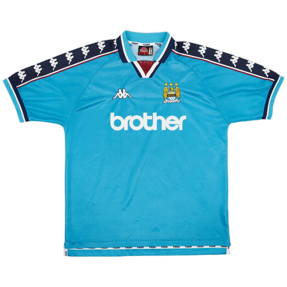 1997-99 Manchester City Home Shirt - 8/10 - (XL)