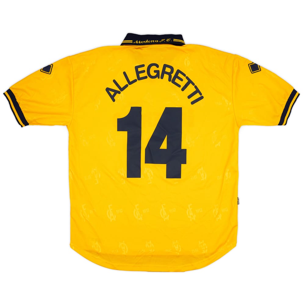 2001-04 Modena Home Shirt Allegretti #14 - 9/10 - (XXL)