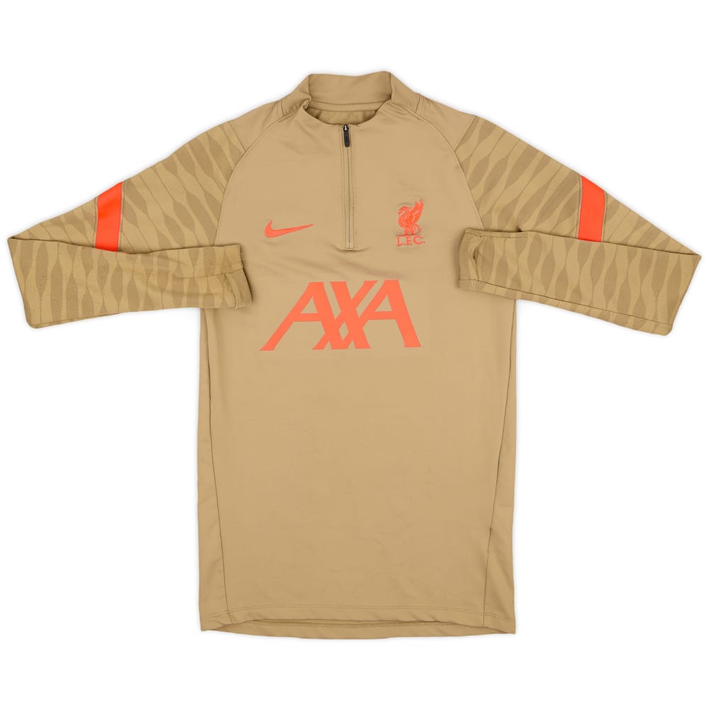 2021-22 Liverpool Nike 1/4 Zip Drill Top - 6/10 - (XS)