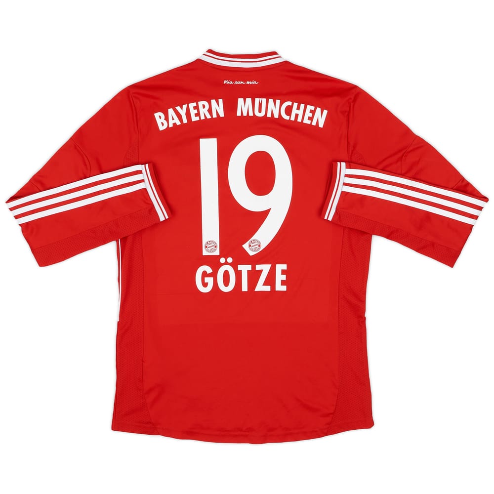 2013-14 Bayern Munich Home L/S Shirt Gotze #19 - 6/10 - (M)