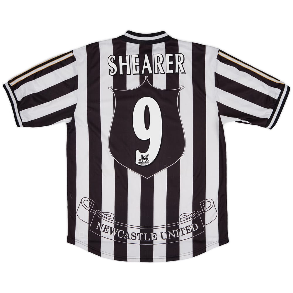 1997-99 Newcastle Home Shirt Shearer #9 - 5/10 - (L)