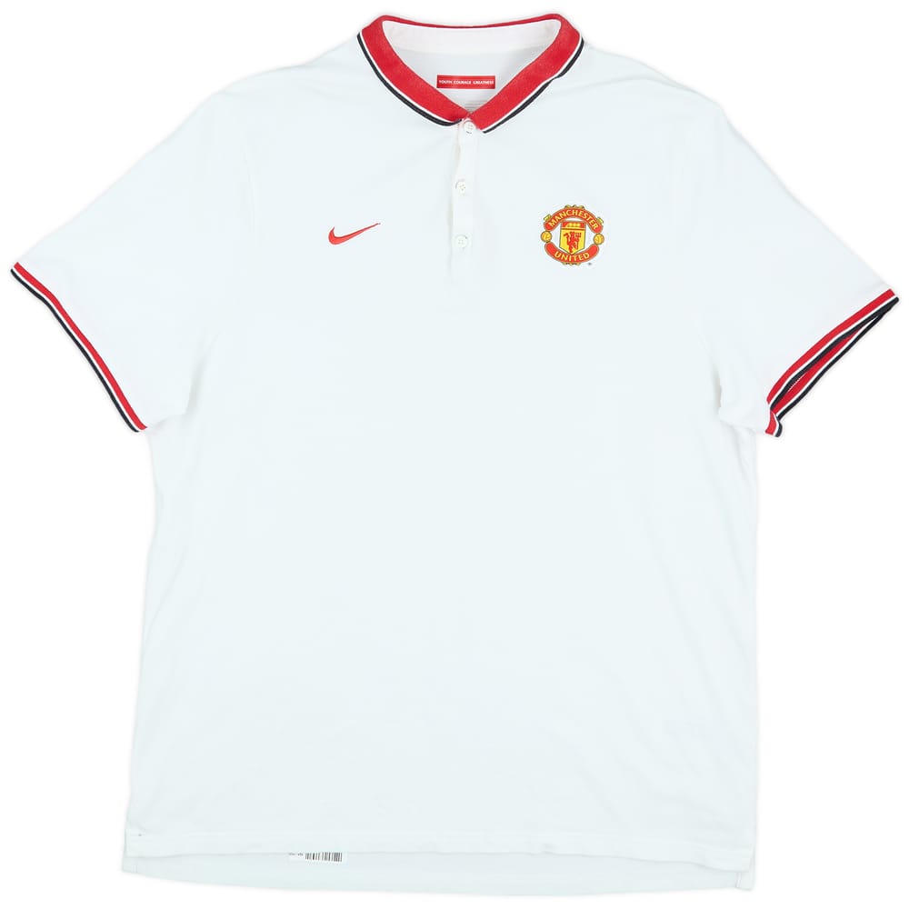 2014-15 Manchester United Nike Polo Shirt - 9/10 - (XXL)
