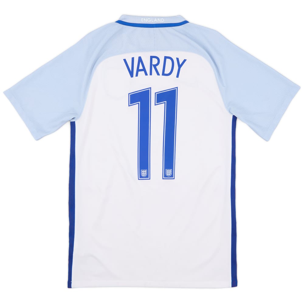2016-17 England Home Shirt Vardy #11 - 7/10 - (S)