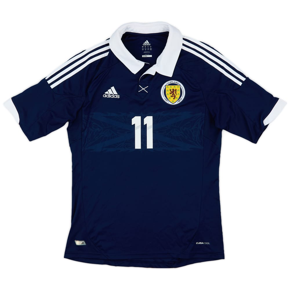 2011-13 Scotland Home Shirt #11 - 8/10 - (M)
