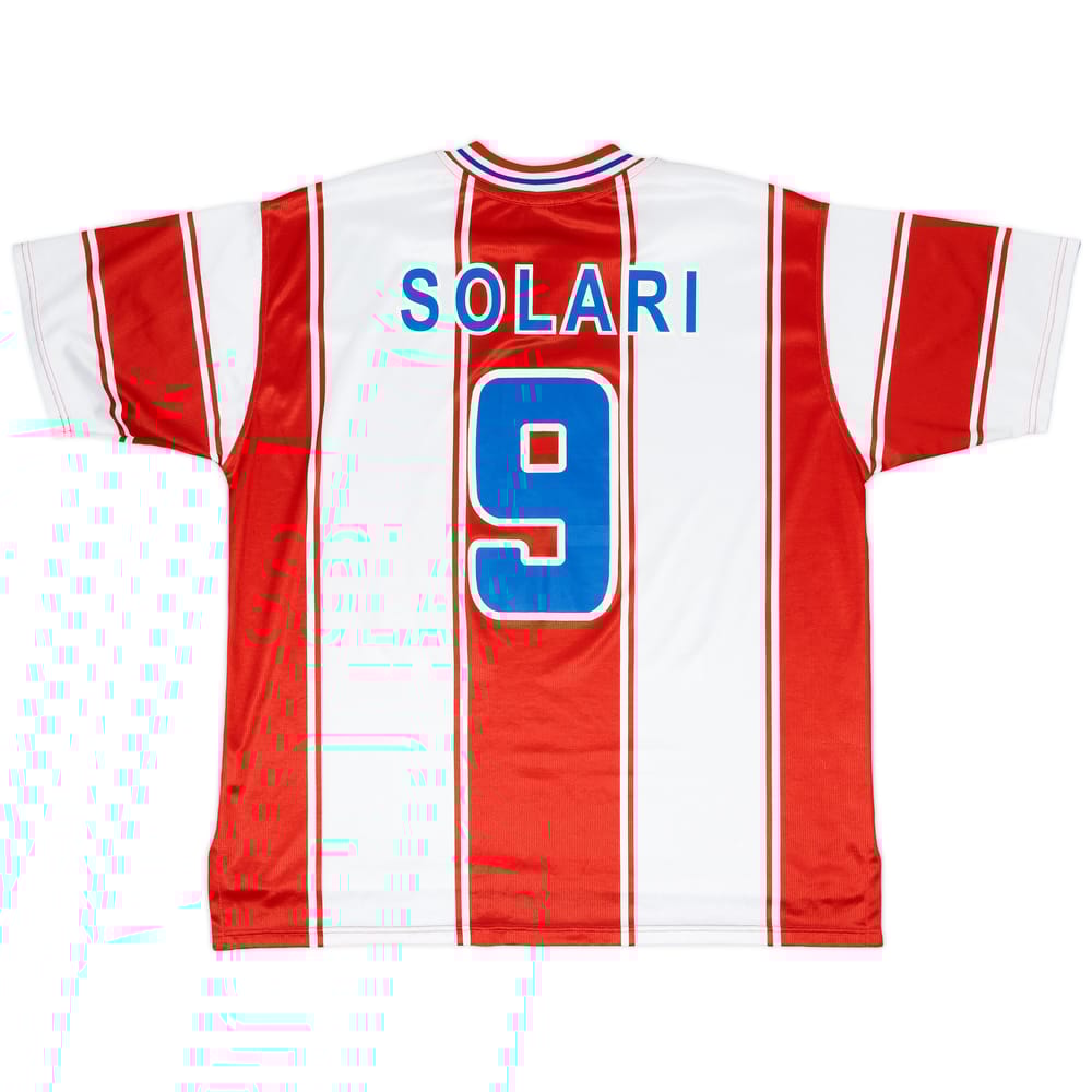1999-00 Atletico Madrid Home Shirt Solari #9 - 8/10 - (XL)