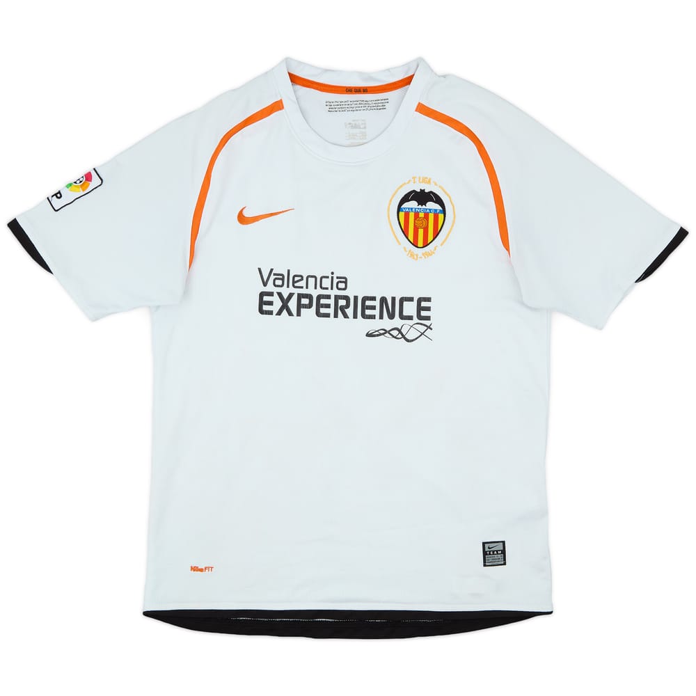 2008-09 Valencia Home Shirt - 4/10 - (S)