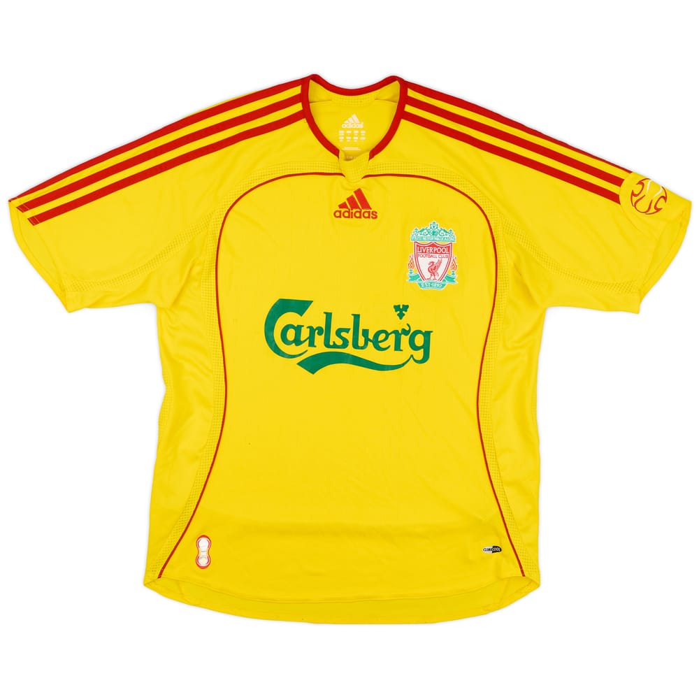 2006-07 Liverpool Away Shirt - 8/10 - (L.Boys)
