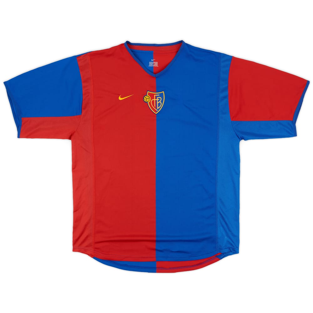 2002-04 FC Basel Home Shirt - 8/10 - (XL)
