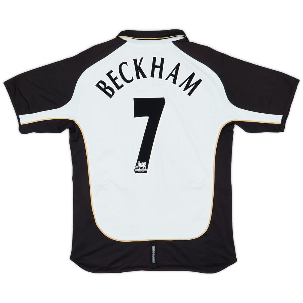 2001-02 Manchester United Centenary Away/Third Shirt Beckham #7 - 6/10 - (L)