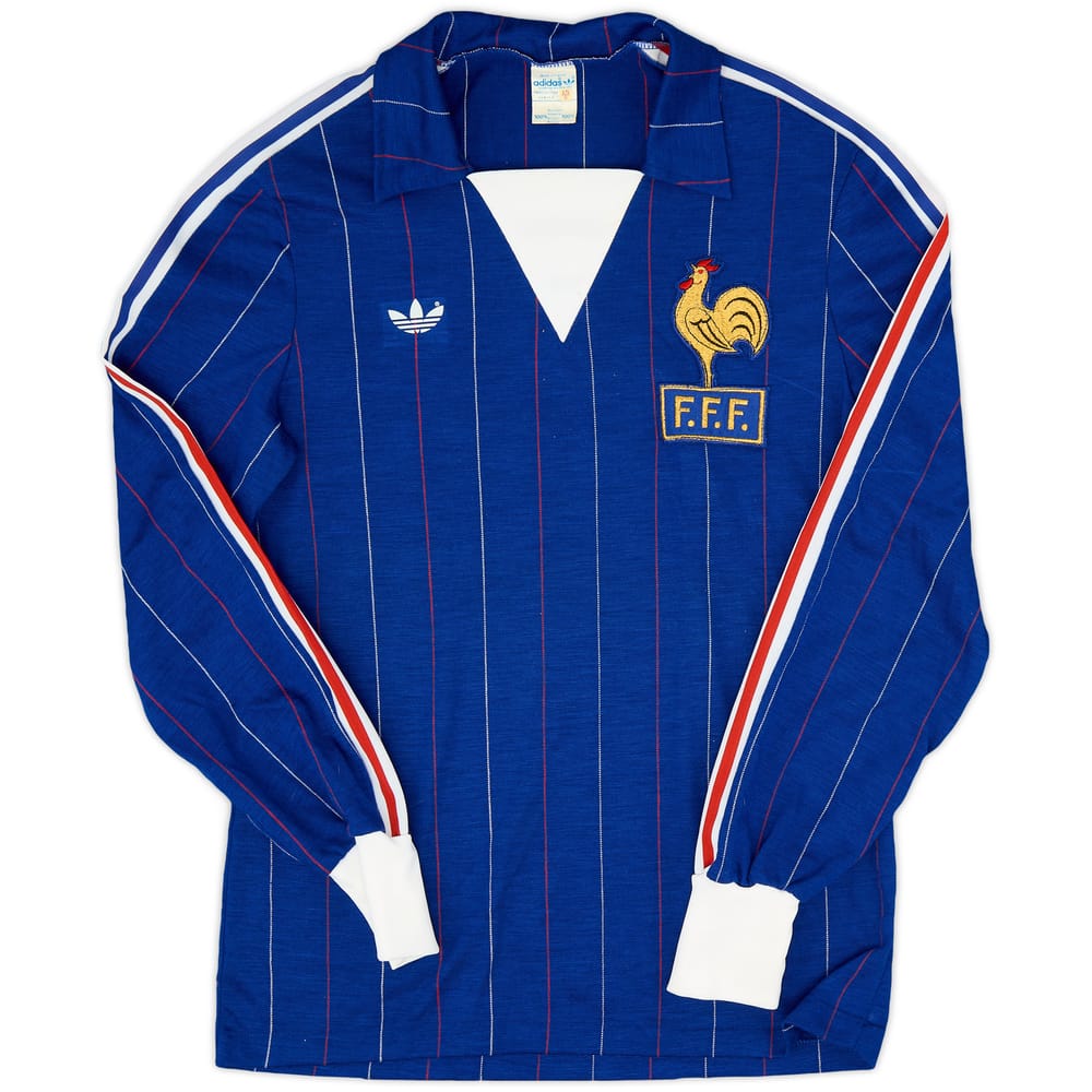 1980-82 France Home L/S Shirt - 9/10 - (M)