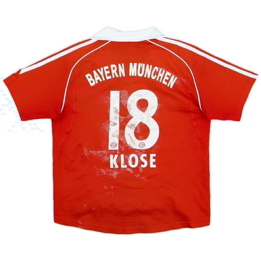2006-07 Bayern Munich Home Shirt Klose #18 - 4/10 - (S.Boys)