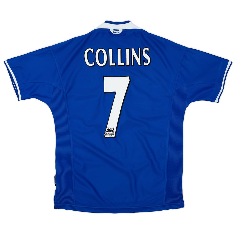 1999-00 Everton Home Shirt Collins #7 - 5/10 - (L)