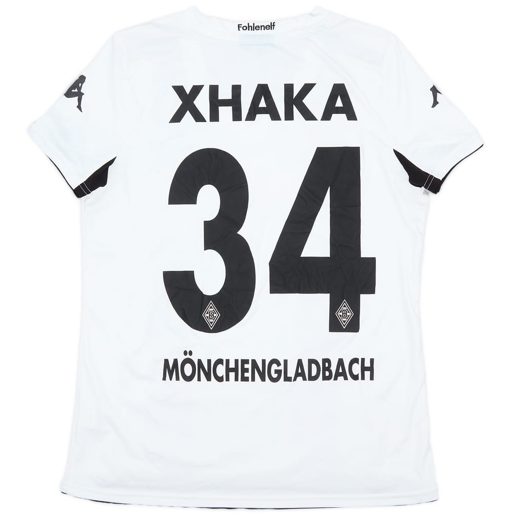 2014-15 Borussia Monchengladbach Home Shirt Xhaka #34 - 8/10 - (Women's M)